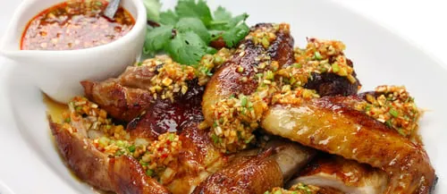 Crispy fried chicken (Cuì pí zhá jī)